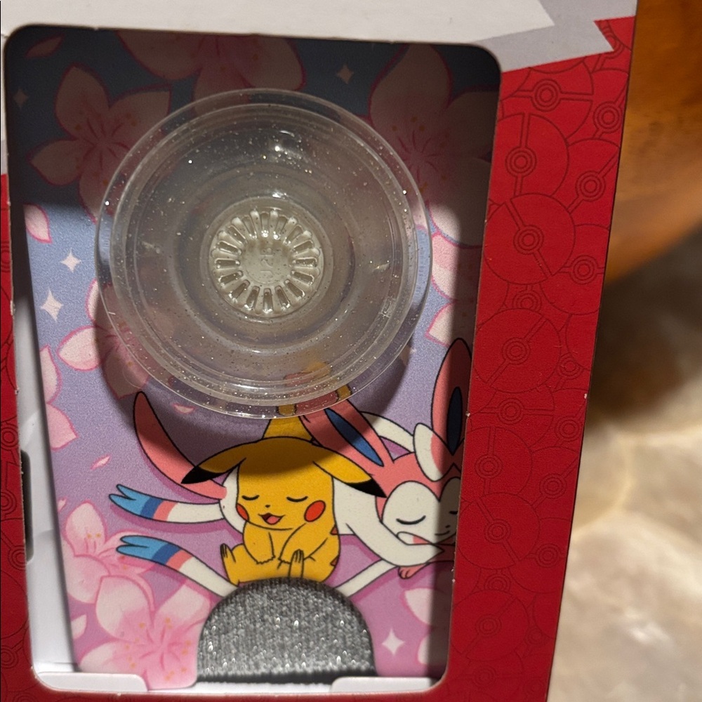 PopSocket Pokémon Magnetic Phone Wallet+ with Pikachu Design, Adapter Included - Picture 2 of 4